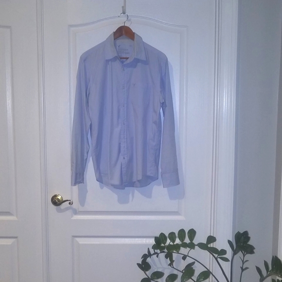 American Eagle Outfitters Athletic Fit Dress Shirt - Picture 3 of 7